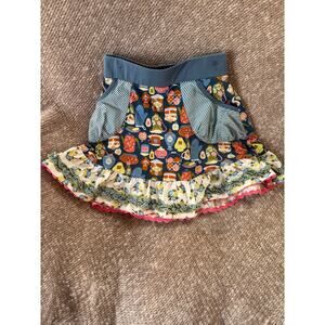 MATILDA JANE Flair for the Dramatic Make Believe Ruffle Girls 8 Skort